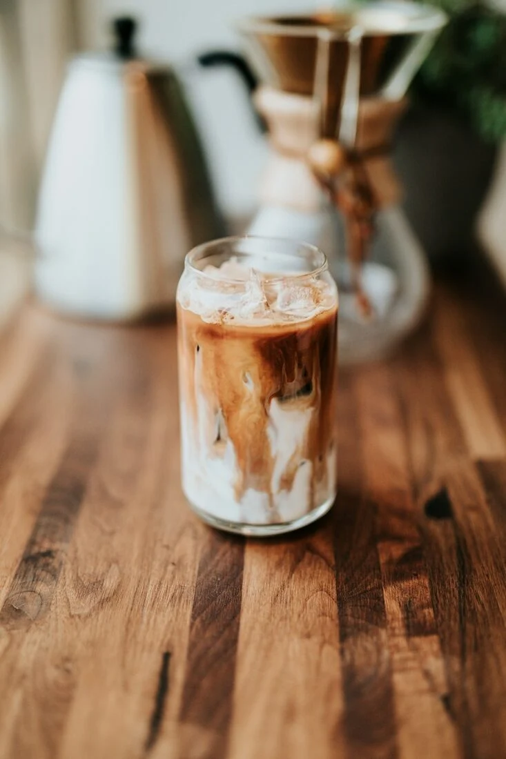 The sunshine iced latte