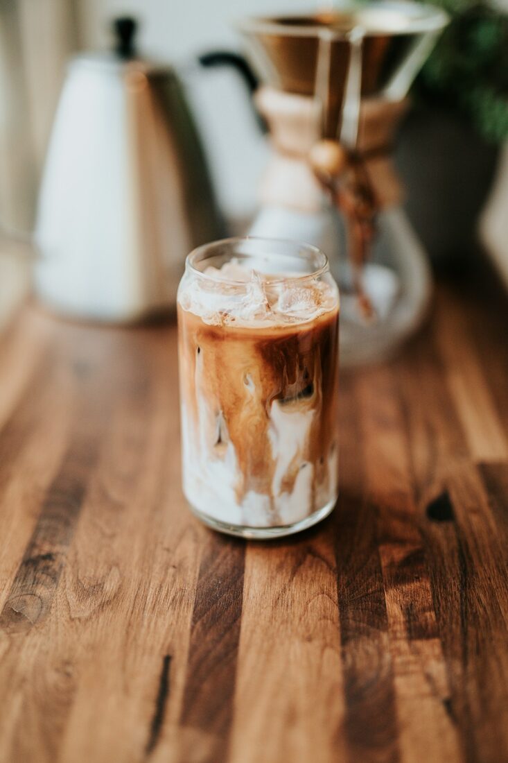 The sunshine iced latte