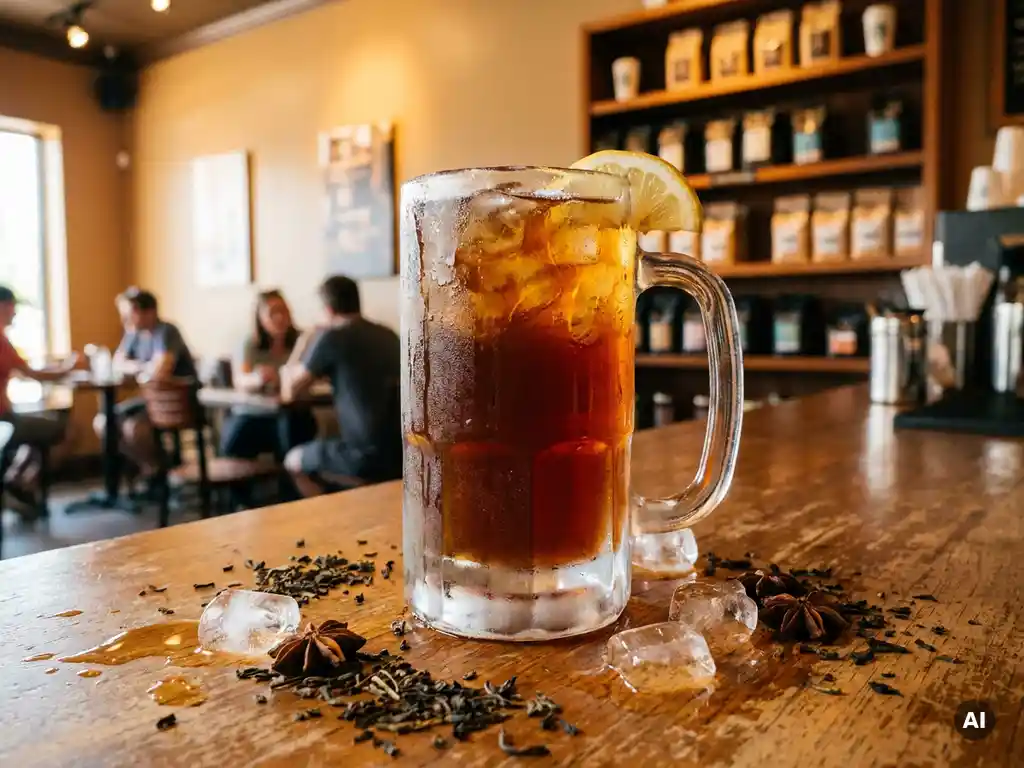 What makes beer mug ice tea different from regular iced tea?